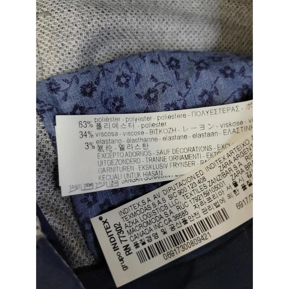 Zara Man Basic Gray Casual Modern Contemporary Pa… - image 8